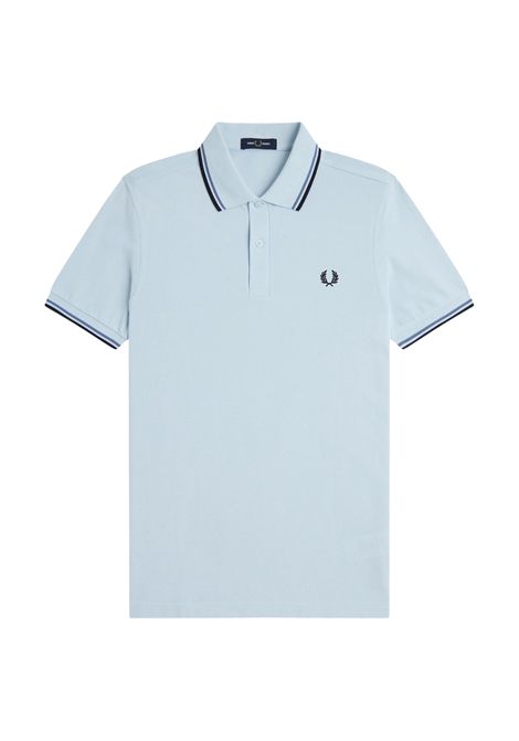 Fred Perry Twin Tipped Shirt Blu Ace Blu Navy Men FRED PERRY | Polo Shirts | M3600P-96A